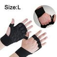 thumbnail image 2 of Nuevos guantes de entrenamiento de levantamiento de pesas ventilados con muñequeras incorporadas para hombres y mujeres, 2 of 6