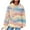 4-multicolor sweatshirts women, variant on UPPADA Womens Rainbow Sweatshirts Oversized Hooded Long Sleeve Shirts Ladies Cute Stripe Fall Outfit Y2k Hoodies Casual Pullover Tops with Pockets Yellow,L