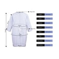 thumbnail image 4 of Bata de hospital Profound Care, mezcla de algodón, 6 unidades, talla 2XL, 4 of 9