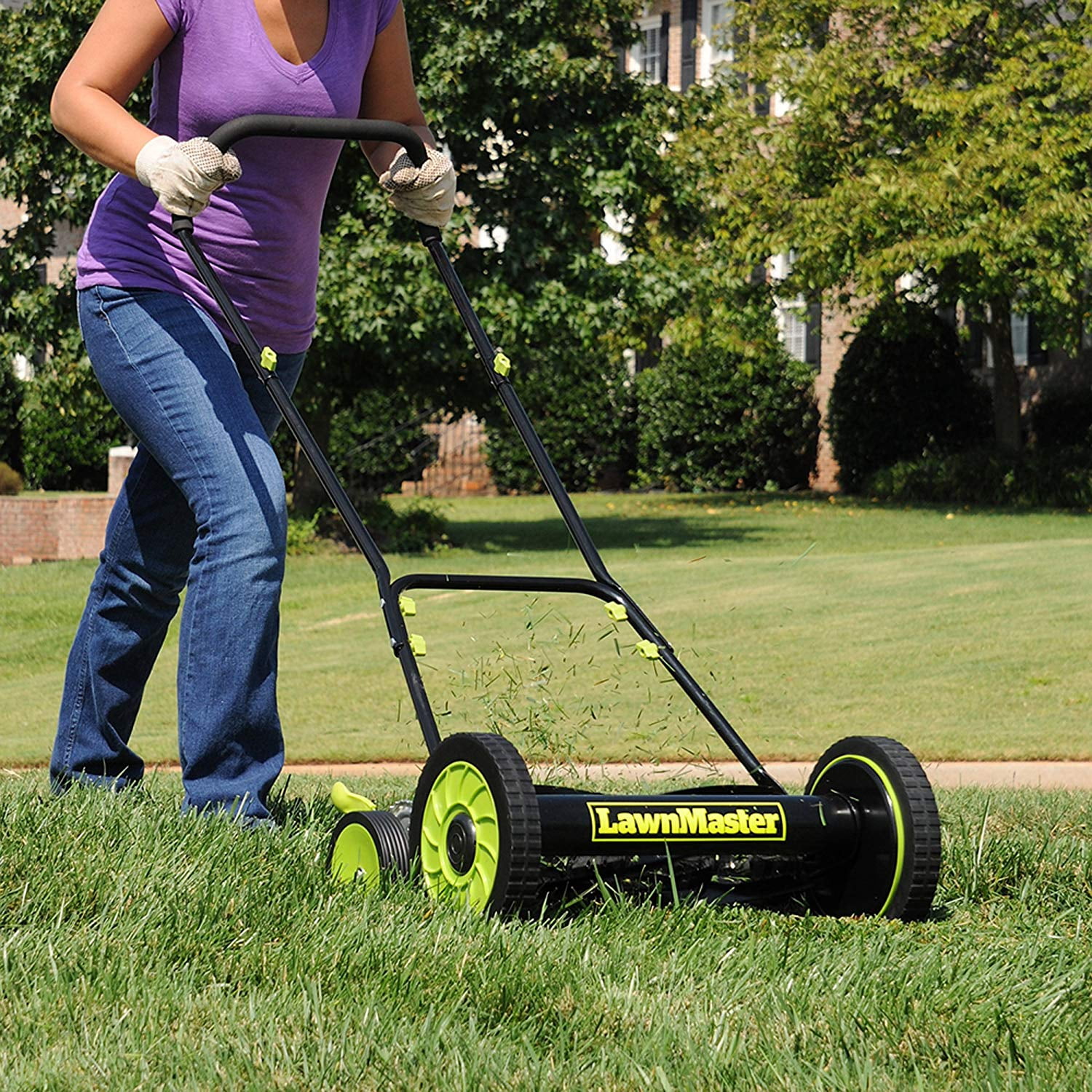 20 Inch Sun Joe Reel Lawn Mower Sun Joe Cordless, Manual Push Reel