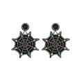 thumbnail image 1 of Halloween Ghost Beaded Pendant Earrings Colorful Halloween, 1 of 2