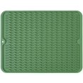 thumbnail image 1 of Alfombrilla de silicona para secar platos MODENGKONGJIAN Easy Clean, color verde oscuro, 1 of 7