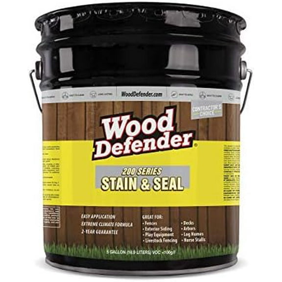 200 Series Leatherwood Transparent Stain & Sealer 5-Gallon