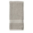 thumbnail image 4 of (2 pack) Better Homes & Gardens Signature Soft Cotton Popcorn Textured Hand Towel, Soft Silver, 4 of 15