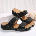 thumbnail image 5 of CAIXIA Women Sandals Women's Hook and Loop Strap Casual Sandals with Mid Heel Comfortable Walking Footwear for Ladies and Girls, 5 of 8