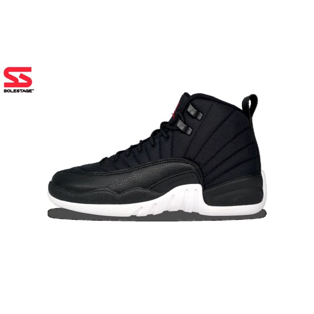 N I-K-E Jo r-dan 12 Retro BG Neoprene - Nylon GS (153265-004) Grade School Size 3Y-5Y