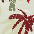 thumbnail image 4 of Dreamtimes Shower Curtain and Rug Set, Silhouettes Tropical Coconut Palm Trees Polyester Waterproof Bath Curtain and Mat for Bathroom with Hooks, 72" x 72", 4 of 6
