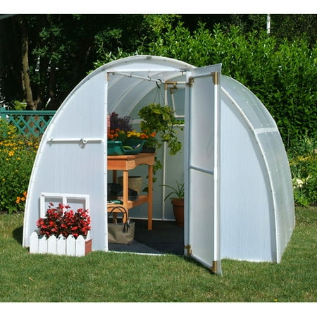 Solexx Early Bloomer 8 Ft. W x 8 Ft. D Polyethylene Greenhouse