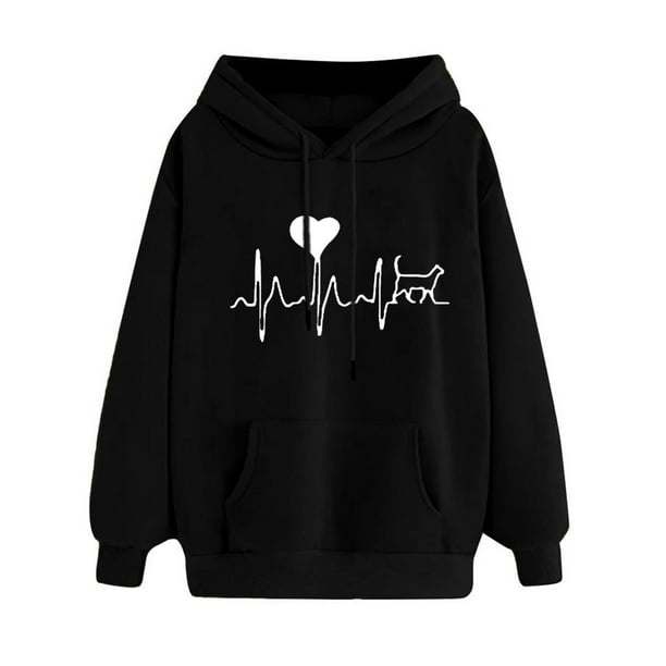 nsendm Womens Sweatshirt Adult Female Clothes Comfy Hoodies for
