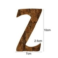thumbnail image 6 of Dream Lifestyle Number Figurine Flat Back Bark Surface Wood Fine Workmanship Number Art Ornament for Party, 6 of 8