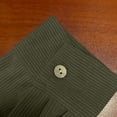 thumbnail image 6 of Oksale Womens V Neck Cardigan Button Front Corduroy Jacket Dressy Casual Long Sleeve Sweater Cardigans Fall Winter Clothes Army Green L, 6 of 8