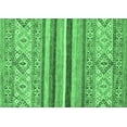thumbnail image 1 of Ahgly Company Indoor Rectangle Abstract Emerald Green Modern Area Rugs, 7' x 9', 1 of 4