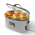 thumbnail image 2 of Microwave Portable Oven 12V Car Food Warmer Personal Mini Oven with Digital Display Temperature Preset 8L Electric Car Heating Lunch Box for Road Trip Camping Picnic On The Go, 2 of 7