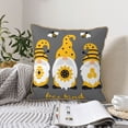 thumbnail image 6 of Kll Bee Kind Decorative Throw Pillow Covers Velvet Soft For Couch Sofa Bedroom Living Room Outdoor -20"X20", 6 of 8