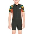 thumbnail image 1 of Soidarity Trajes de neopreno para niños de 2,5 MM, traje de buceo grueso, traje de baño, deportes transpirables, pieles de buceo para buceo, esnórquel, Deportes acuáticos Gris METRO Soidarity OD003671-02, 1 of 6