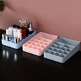 thumbnail image 3 of MEROTABLE Cosmetic Storage Box Compartmental Jewelry Storage Racks Desktop Dispenser Organizer Home Container Accessories, 3 of 5
