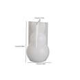 thumbnail image 2 of DIY Easter Striped Egg Candle Silicone Mold – Reusable Non-Stick Mold for Making Easter Candles, Soaps, Plaster Crafts & Home Decor, 2 of 3