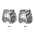thumbnail image 3 of Daiia Skeleton Book Lover Pattern Women's 2 in 1 Running Shorts - Lightweight Athletic Workout Gym Yoga Shorts Liner with Phone Pockets-Small, 3 of 7