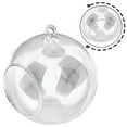 thumbnail image 4 of Clear Borosilicate Glass Hanging Ball Vase Succulent Plant Terrarium Container Flower Pot with Open Mouth for Home Garden Decor 12cm Fangkenuo, 4 of 8