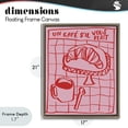 thumbnail image 4 of Stupell Industries Contemporary Cafe Brunch Doodles Brown Floating Frame Canvas Art, 17 x 21, by Jenaya Jackson, 4 of 8