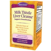 Nature's Secret Milk Thistle Liver Cleanse - 60 Tablets - Supports Healthy Liver Function & Detoxification - 18 Botanical Blend Turmeric, Dandelion, Beet, & Artichoke - Natural Powerful Antioxidant
