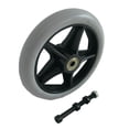 thumbnail image 2 of maytalsory Roue avant de Fauteuil Roulant en PVC 6 Pouces Robuste Lisse pour Accessoires de Roller, 2 of 8