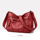 thumbnail image 4 of Women’s Soft Washed Faux Leather Shoulder Crossbody Bag | Multi-Zip Handbag | Large Capacity Purse for Travel, Shopping, Work | Brown Red | 10.24x6.69x3.54in, 4 of 8