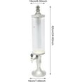 thumbnail image 2 of 3L Beer Tower Dispenser with Ice Tube and Light-Tabletop Beer Dispenser 3.2Qt. /102oz,Margarita Mimosa Tower Drink Dispenser with Tap, Freeze Tube to Keep Beverages Cold, Perfect for Bar Restaurants, 2 of 9