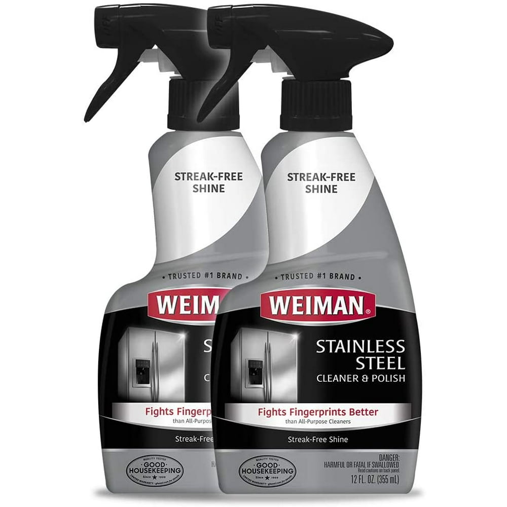 Weiman Stainless Steel Cleaner and Polish - 12 Ounce (2 Pack) - Walmart Weiman Stainless Steel Cleaner And Polish Reviews