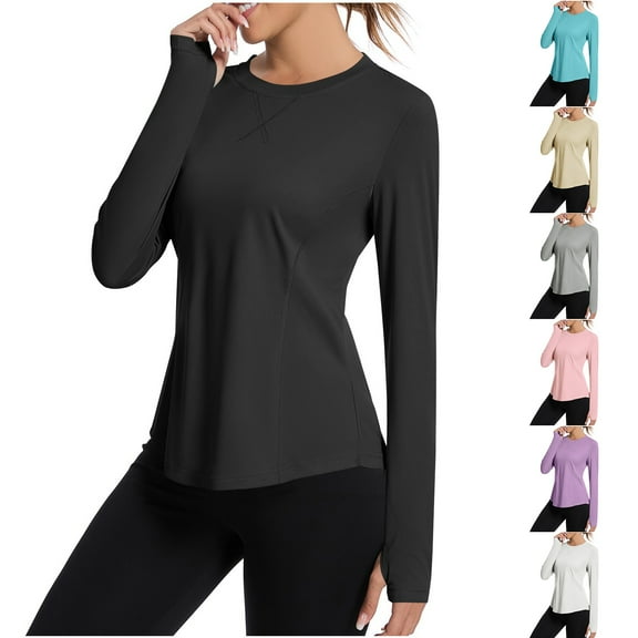 Otntypg Women's Sun Shirts UPF 50  Long Sleeve UV Protection Shirt Lightweight Quick Dry Summer Athletic Workout Hiking Tops for Women Pink XXL