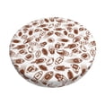 thumbnail image 6 of Uemuo Rugby Style Pattern Round Bar Stool Seat Covers Washable Stool Cushion Slipcover Elastic Bar Chair Covers-12 inch, 6 of 7
