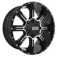 thumbnail image 2 of 22x12 Twisted Off-Road T-21 Radar Gloss Black & Machined Wheel 8x170 (-44mm), 2 of 2