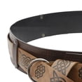thumbnail image 5 of COMEET Waist Belt, Medieval Waistband Vintage Cosplay Embossed Belt for Men Cosplay Supplies Waistband for Photoshoots and Stage, 5 of 7