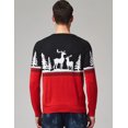 thumbnail image 3 of SSLR Ugly Christmas Sweaters for Men, Classic Xmas Holiday Crew Neck Pullover Sweater, 3 of 7