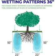 Deep Drip Irrigation Stake 36-Inch, Watering Spike For Palm Trees And Deep Rooted Trees, Drip System Parts Tubes, A-DD36, Single