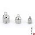 thumbnail image 1 of Tassel Caps Silver Jewelry Makers Diy Projects 50Pcs 0.55X0.39X0.39In, 1 of 8