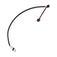 thumbnail image 1 of 1 pc Sensor de desgaste de pastilla de freno delantero para Porsche 911 997 2008-2012 No. 99761267601 Goma TPU Negra, 1 of 6
