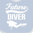 thumbnail image 4 of Inktastic Future Diver Scuba Diving Boys or Girls Baby Bib, 4 of 4