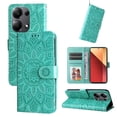 thumbnail image 1 of Funda tipo cartera GANGXUN para Xiaomi Redmi Note 13 Pro 4G , diseño girasol, cuero PU, soporte, cierre magnético, tarjetero, 1 of 5