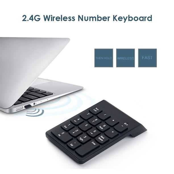 18 teclas 2,4G teclado numérico portátil tableta teclado numérico inalámbrico Digital