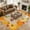 Orange White, variant on Entryway Rug 2'x3', Hello Fall Kitchen Runner Rugs Non-Slip Carpet Mats, Orange Pumpkins Thanksgiving Wood Grain Bedside Rugs Runners Washable Floor Carpet for Bathroom Laundry Room