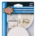 thumbnail image 7 of Shepherd Hardware Wall Protector Round 3.25 in Plastic Self Adhesive White, 12-Pack, 7 of 7
