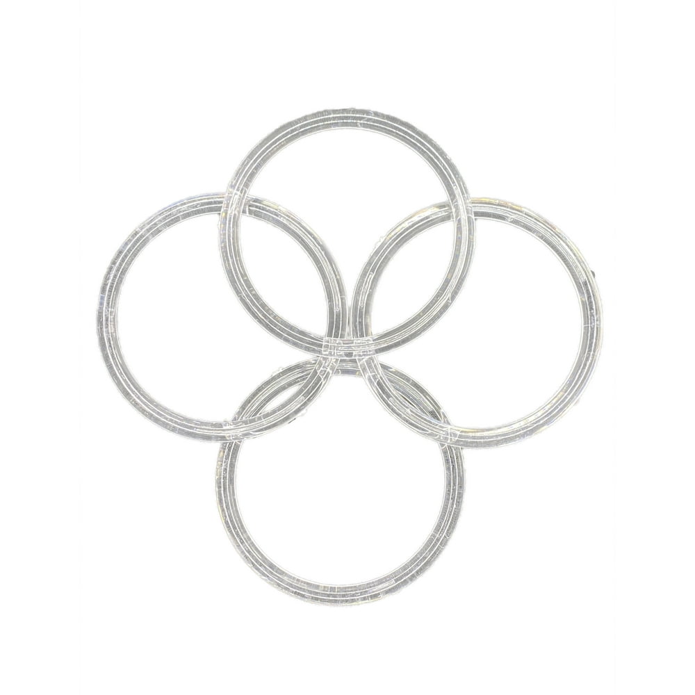 Clear Plastic Rings 12 Pieces for Arts & Crafts and DIY's Walmart