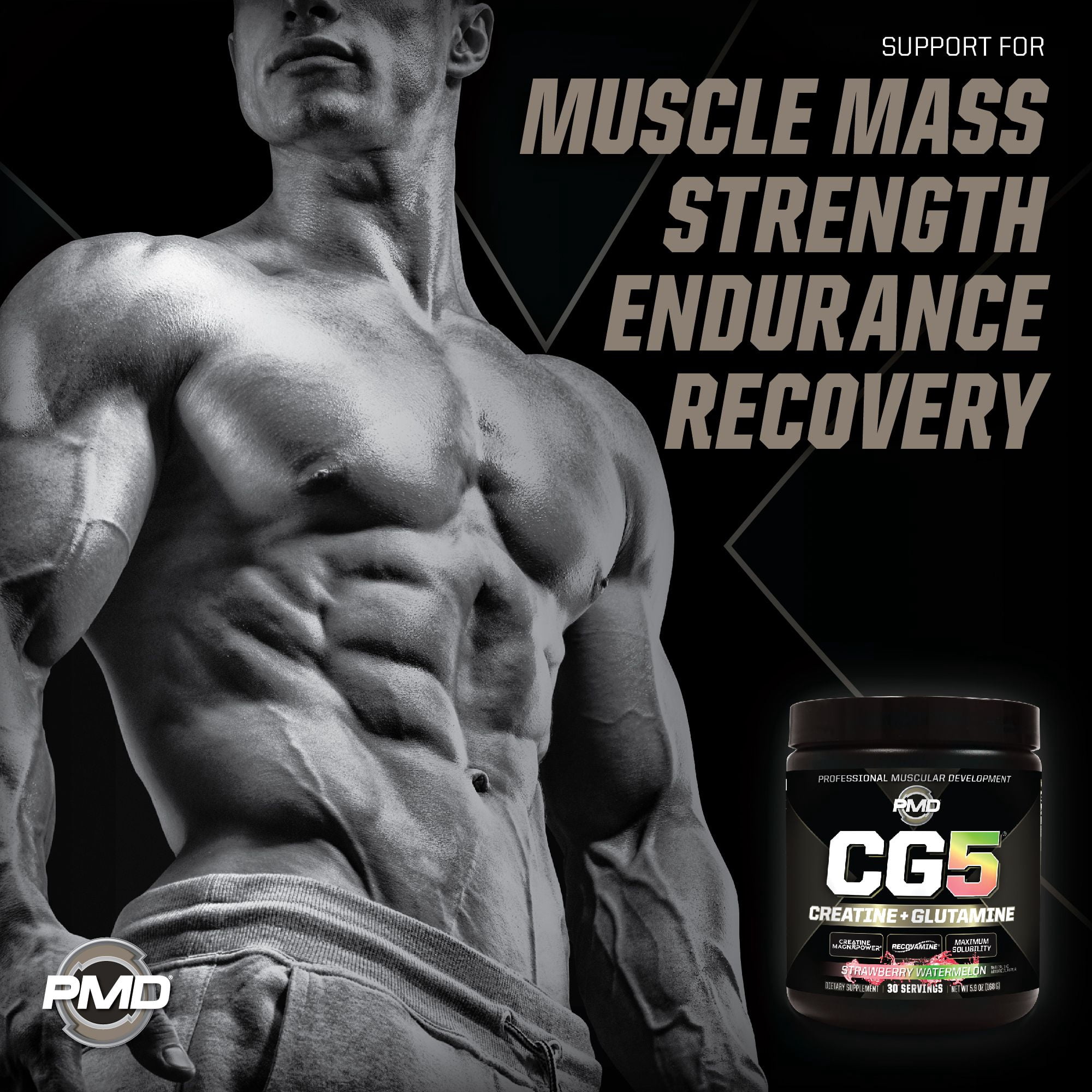 PMD Strawberry Watermelon Creatine + Glutamine 5.9 oz