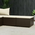 thumbnail image 6 of vidaXL Patio Furniture Outdoor Footstool Ottoman with Cushions Poly Rattan, 6 of 98