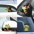 thumbnail image 4 of Kenally Pegatina Universal para coche 3D Peep Frog, pegatinas divertidas para coche, pegatina para ventana de rana estéreo para camión, decoración Type3 NO3 Kenally CZ9237-01, 4 of 6