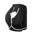 thumbnail image 5 of Women 2 in 1 Sports Shorts Fitness Running Sport Shorts Workout Training Yoga Gym Shorts With Pockets, 5 of 5