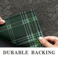thumbnail image 6 of Green and Black Checkered Pattern Washable Non Slip Indoor Door Mat, Decorative Entry Rug for Entrance, Bedroom, Kitchen, Bathroom, 20"x32", 6 of 6