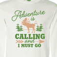 thumbnail image 4 of Inktastic Vintage Adventure is Calling and I Must Go with Moose Long Sleeve T-Shirt, 4 of 5