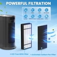 thumbnail image 2 of Filtros de repuesto de carbono HEPA + para purificador de aire Honeywell, 2 of 7
